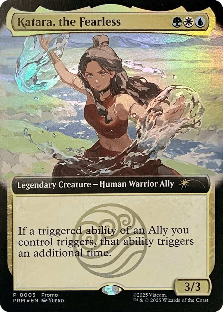Katara, the Fearless (Extended Art) [Media Promos] MTG Single Magic: The Gathering  | Multizone: Comics And Games