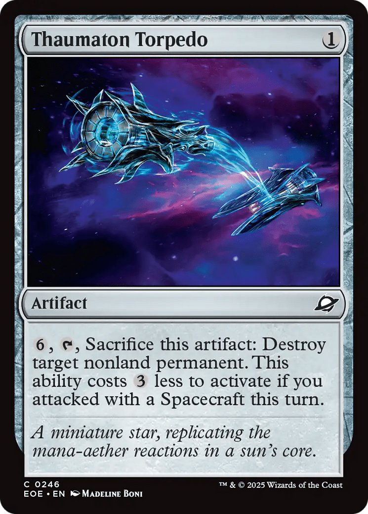 Thaumaton Torpedo [Edge of Eternities] MTG Single Magic: The Gathering  | Multizone: Comics And Games