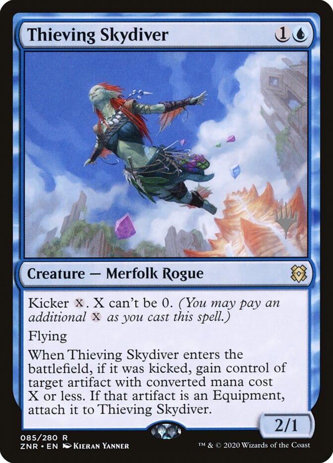 Thieving Skydiver (Promo Pack) [Zendikar Rising Promos] MTG Single Magic: The Gathering  | Multizone: Comics And Games