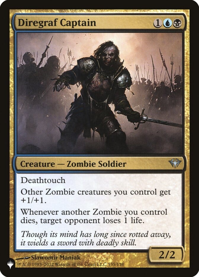 Diregraf Captain [The List] MTG Single Magic: The Gathering  | Multizone: Comics And Games