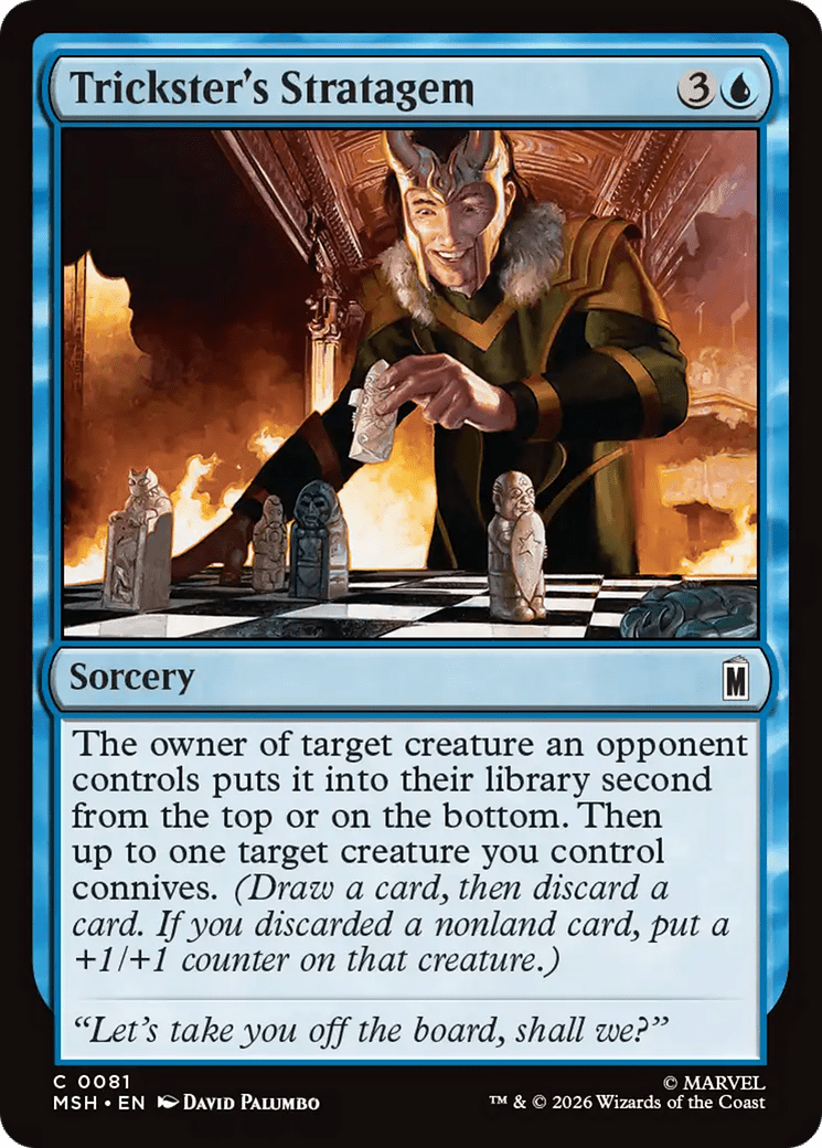 Trickster's Stratagem [Marvel Super Heroes] MTG Single Magic: The Gathering  | Multizone: Comics And Games