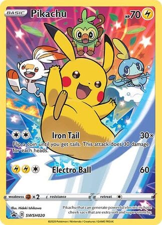 Pikachu (SWSH020) [Sword & Shield: Black Star Promos] Pokemon Single Pokémon  | Multizone: Comics And Games