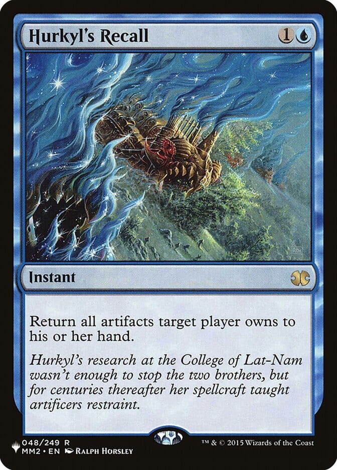 Hurkyl's Recall [The List] MTG Single Magic: The Gathering  | Multizone: Comics And Games