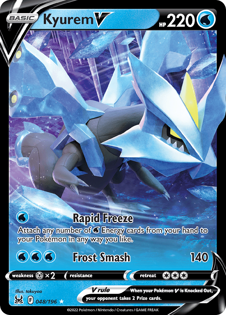 Kyurem V (048/196) (Jumbo Card) [Sword & Shield: Lost Origin] Pokemon Single Pokémon  | Multizone: Comics And Games