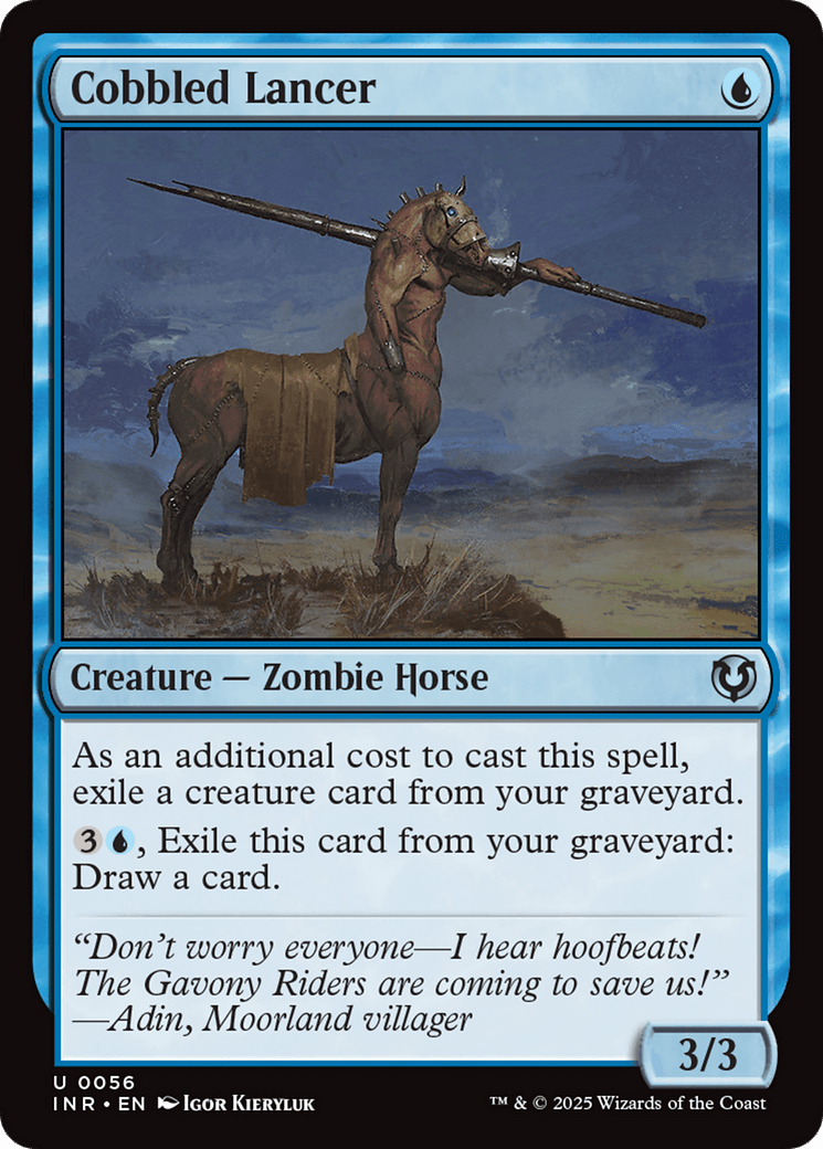 Cobbled Lancer [Innistrad Remastered] MTG Single Magic: The Gathering  | Multizone: Comics And Games