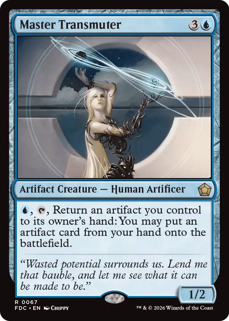 Master Transmuter [Foundations Commander] MTG Single Magic: The Gathering  | Multizone: Comics And Games