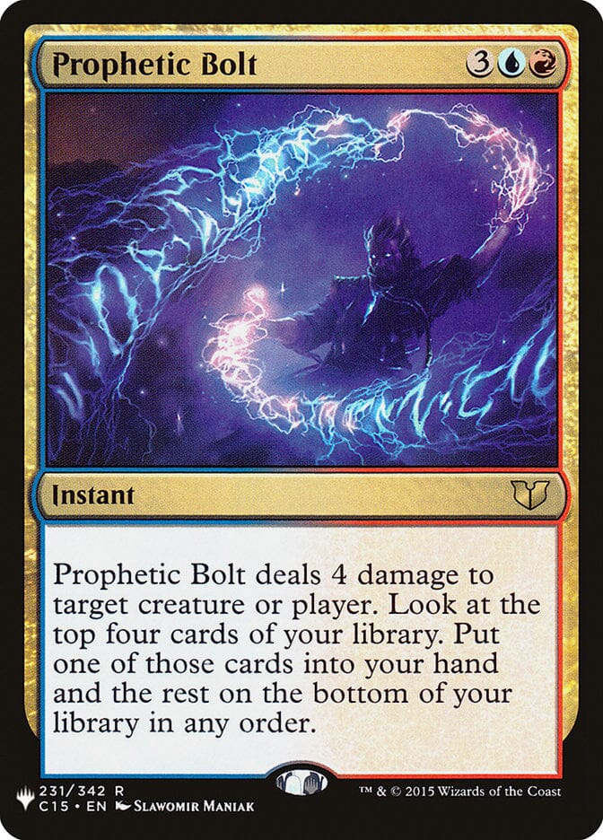 Prophetic Bolt [The List] MTG Single Magic: The Gathering  | Multizone: Comics And Games