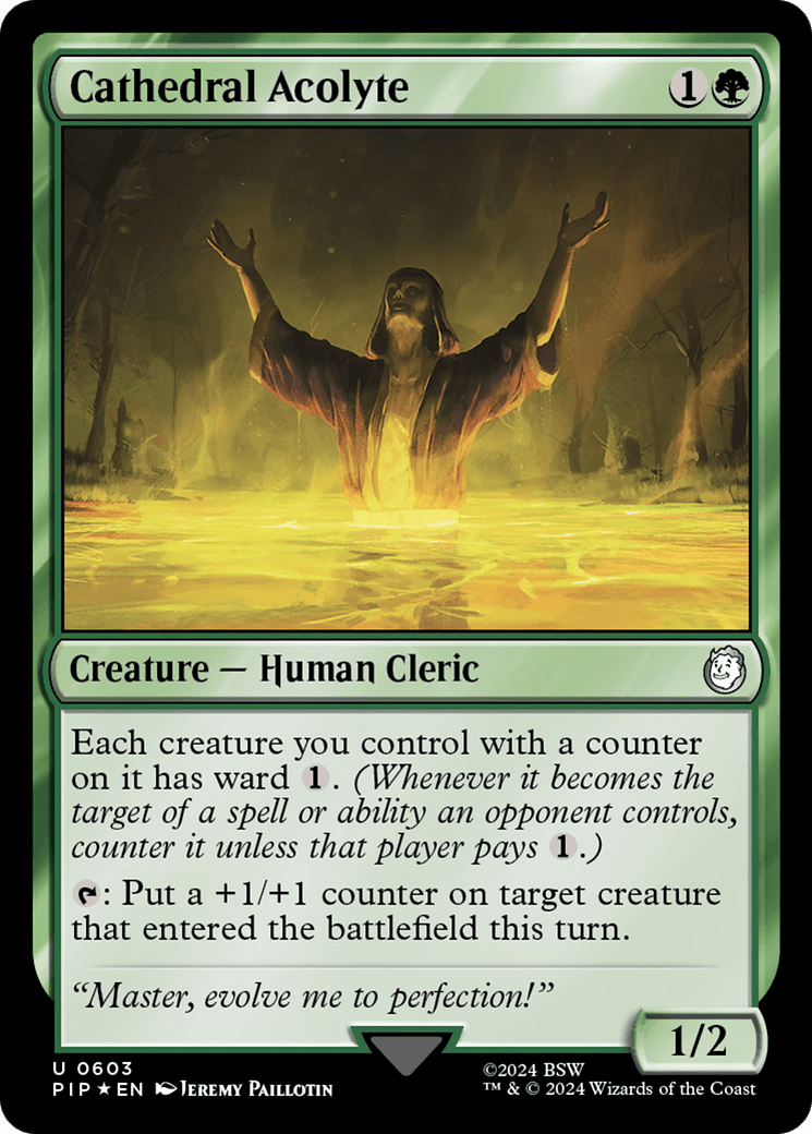 Cathedral Acolyte (Surge Foil) [Fallout] MTG Single Magic: The Gathering  | Multizone: Comics And Games