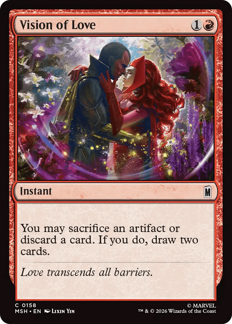 Vision of Love [Marvel Super Heroes] MTG Single Magic: The Gathering  | Multizone: Comics And Games