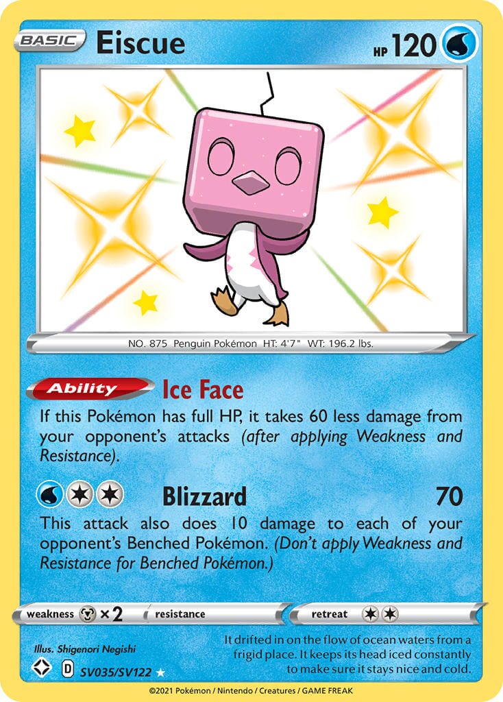 Eiscue (SV035/SV122) [Sword & Shield: Shining Fates] Pokemon Single Pokémon  | Multizone: Comics And Games