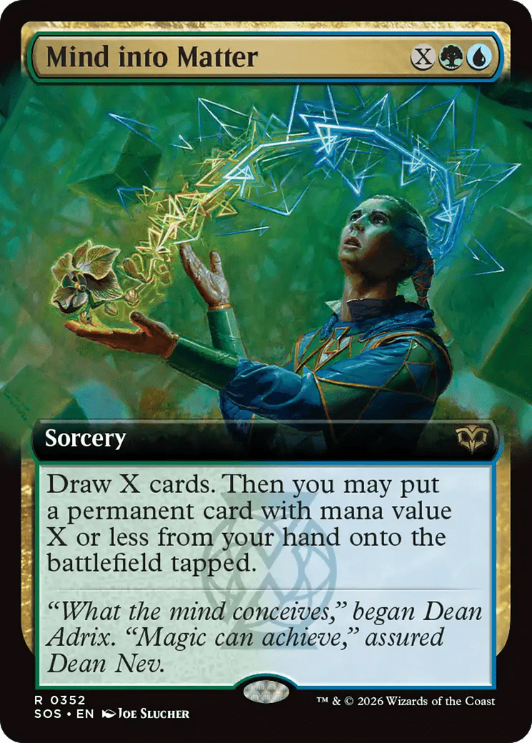 Mind into Matter (Extended Art) [Secrets of Strixhaven] MTG Single Magic: The Gathering  | Multizone: Comics And Games