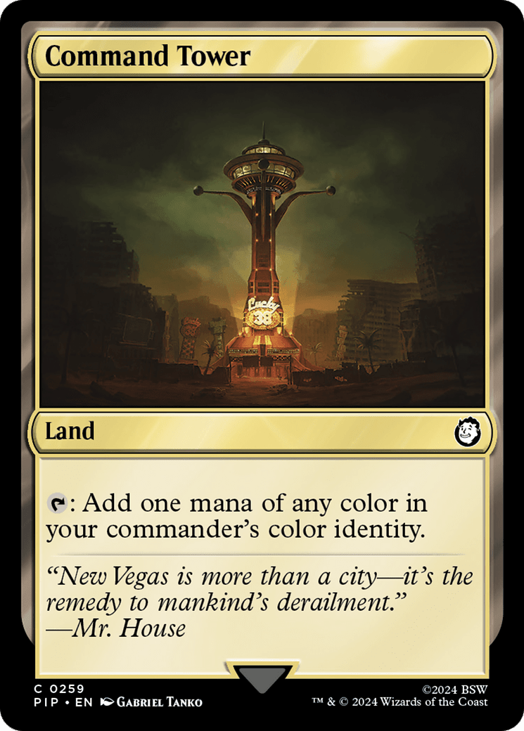 Command Tower [Fallout] MTG Single Magic: The Gathering  | Multizone: Comics And Games