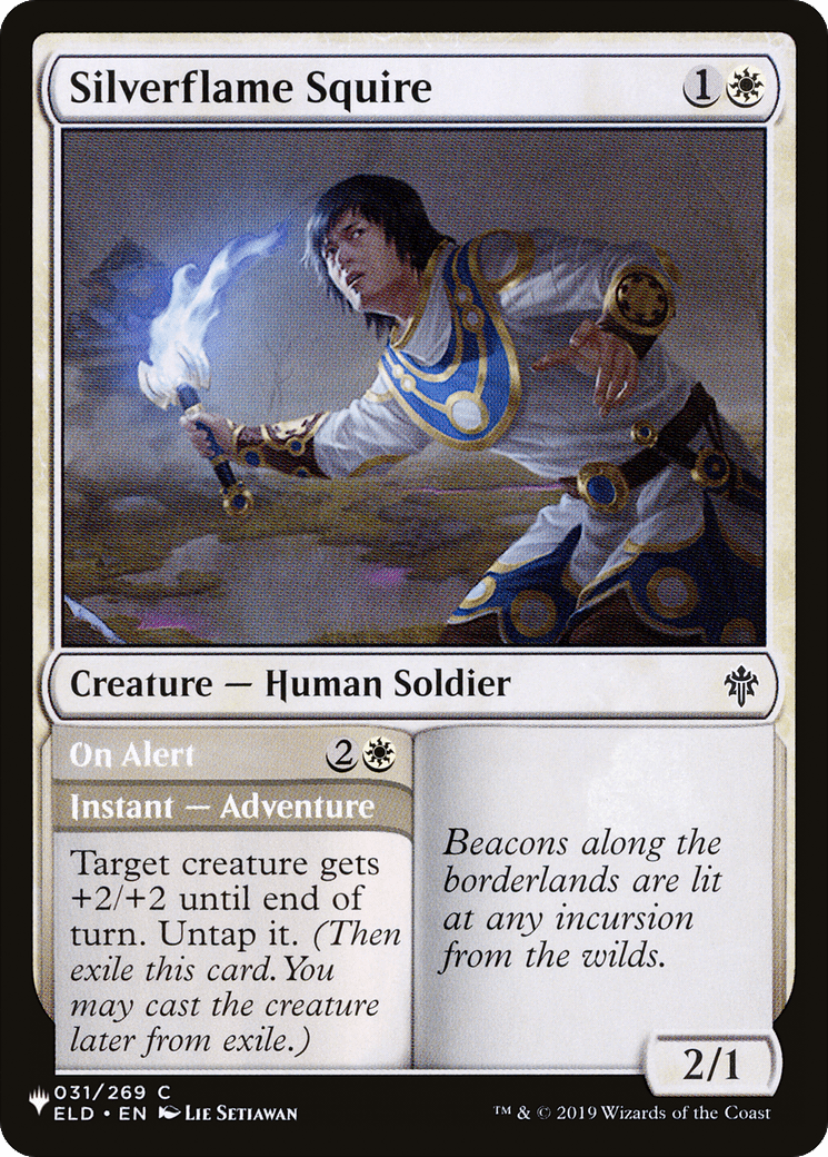 Silverflame Squire [The List] MTG Single Magic: The Gathering  | Multizone: Comics And Games