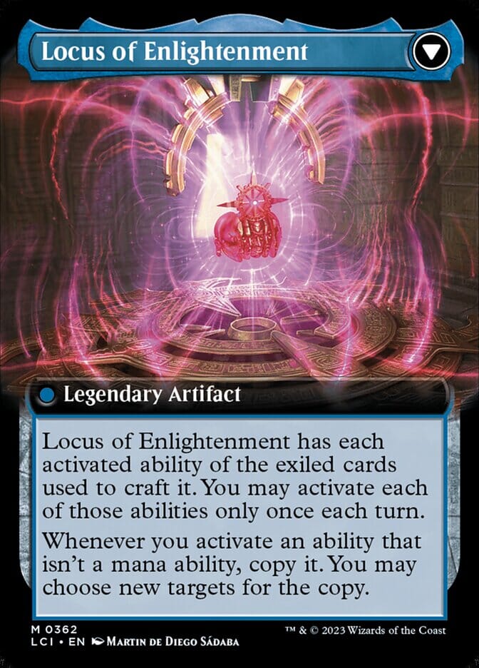 The Enigma Jewel // Locus of Enlightenment (Extended Art) [The Lost Caverns of Ixalan] MTG Single Magic: The Gathering  | Multizone: Comics And Games