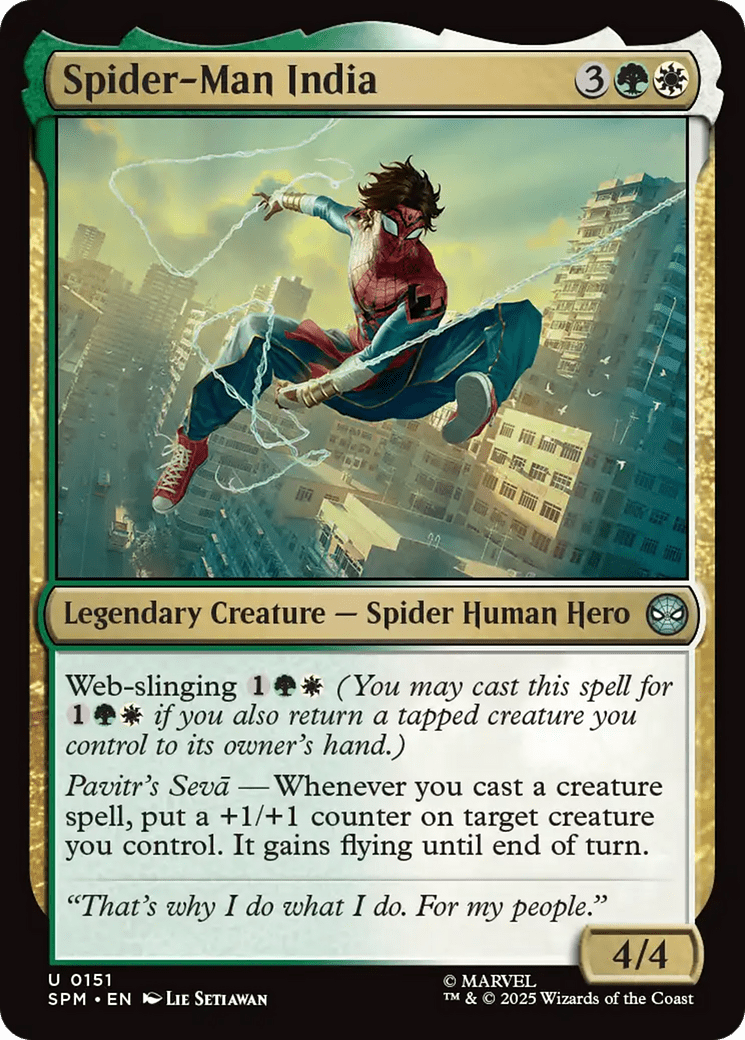 Spider-Man India [Marvel's Spider-Man] MTG Single Magic: The Gathering  | Multizone: Comics And Games