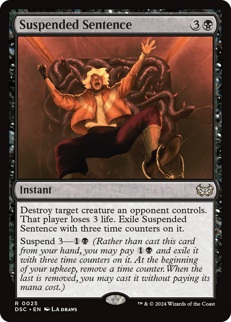 Suspended Sentence [Duskmourn: House of Horror Commander] MTG Single Magic: The Gathering  | Multizone: Comics And Games