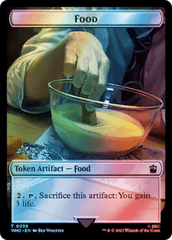 Human (0038) // Food (0058) Double-Sided Token (Surge Foil) [Doctor Who Tokens] MTG Single Magic: The Gathering  | Multizone: Comics And Games