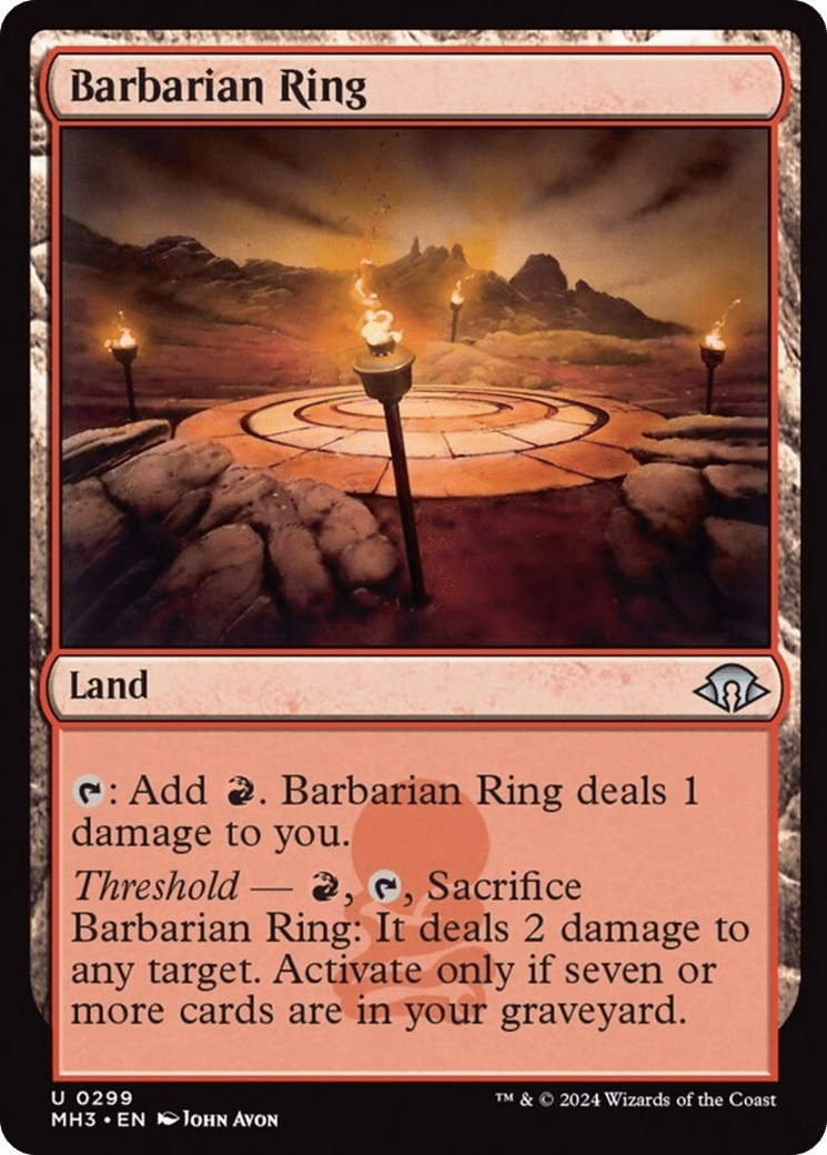 Barbarian Ring [Modern Horizons 3] MTG Single Magic: The Gathering  | Multizone: Comics And Games