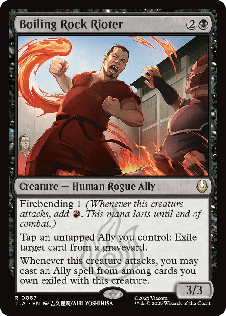 Boiling Rock Rioter [Avatar: The Last Airbender] MTG Single Magic: The Gathering  | Multizone: Comics And Games