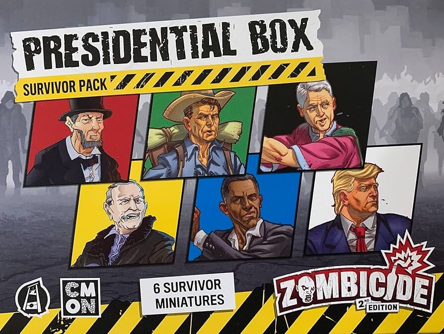 Zombicide 2nd Edition: Presidential Box Survivor pack Miniature Game CMON  | Multizone: Comics And Games