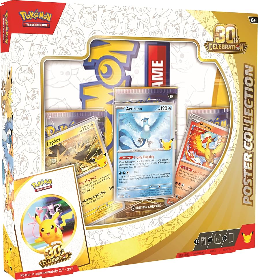 Pokemon 30th Celebration Poster Collection | Multizone: Comics And Games