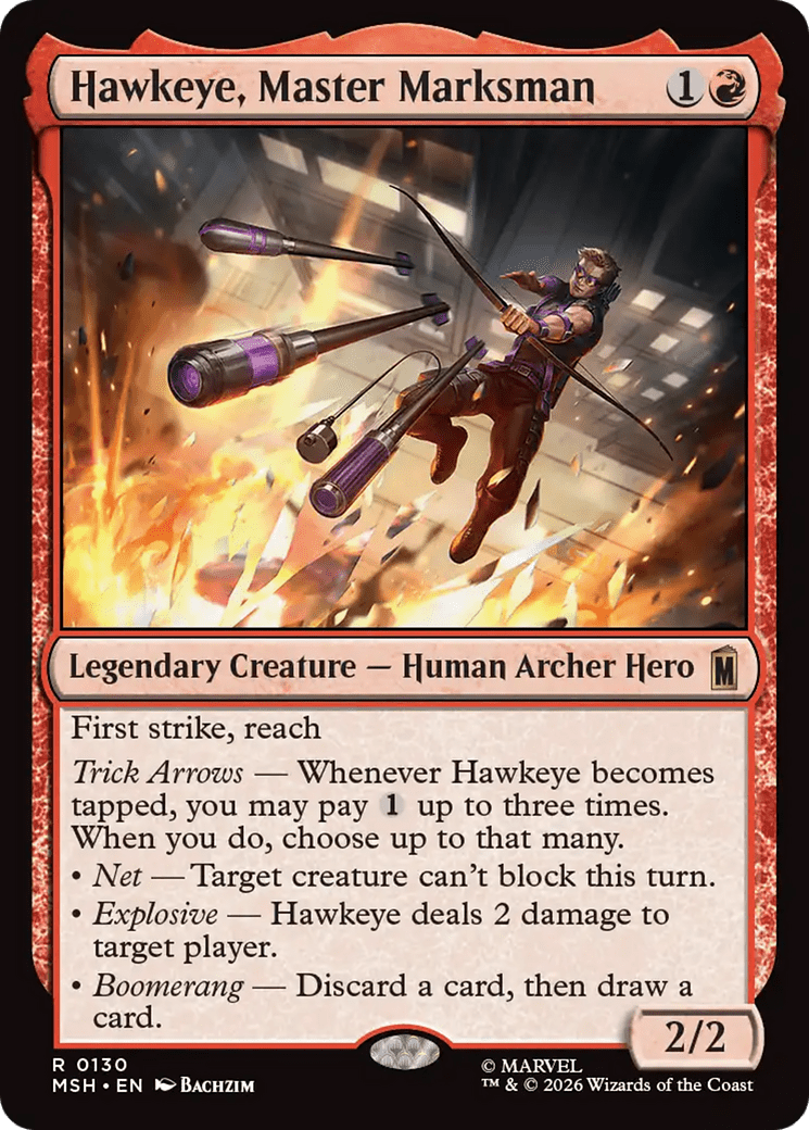 Hawkeye, Master Marksman [Marvel Super Heroes] MTG Single Magic: The Gathering  | Multizone: Comics And Games