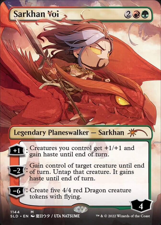 Sarkhan Vol (Borderless) [Secret Lair Drop Series] MTG Single Magic: The Gathering  | Multizone: Comics And Games