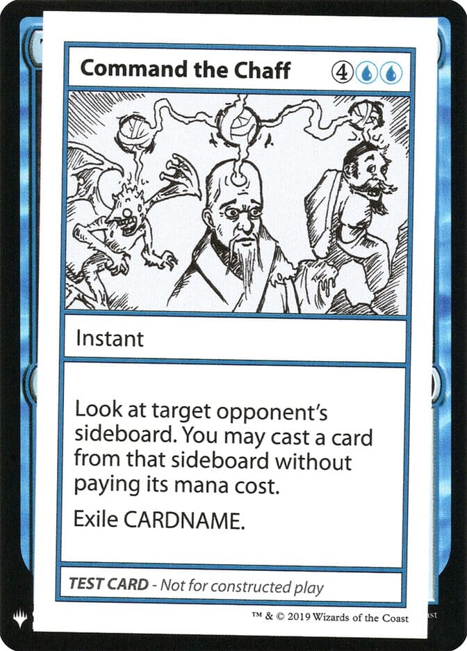 Command the Chaff [Mystery Booster Playtest Cards] MTG Single Magic: The Gathering  | Multizone: Comics And Games