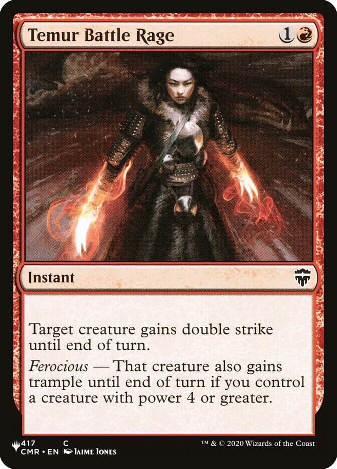 Temur Battle Rage [Secret Lair: Heads I Win, Tails You Lose] MTG Single Magic: The Gathering  | Multizone: Comics And Games