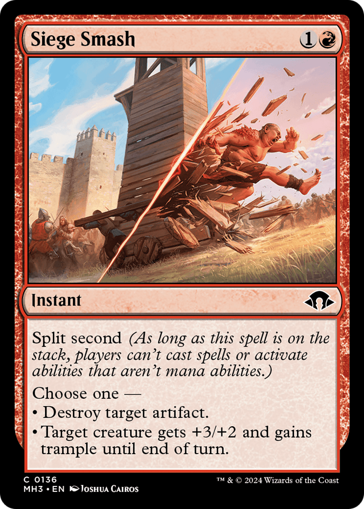 Siege Smash [Modern Horizons 3] MTG Single Magic: The Gathering  | Multizone: Comics And Games