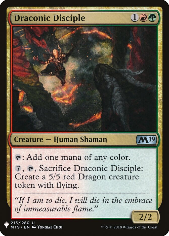 Draconic Disciple [Mystery Booster] MTG Single Magic: The Gathering  | Multizone: Comics And Games