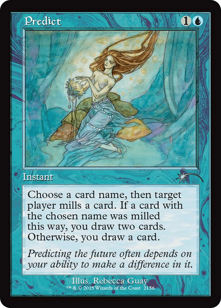 Predict (Retro Frame) [Secret Lair Drop Series] MTG Single Magic: The Gathering  | Multizone: Comics And Games