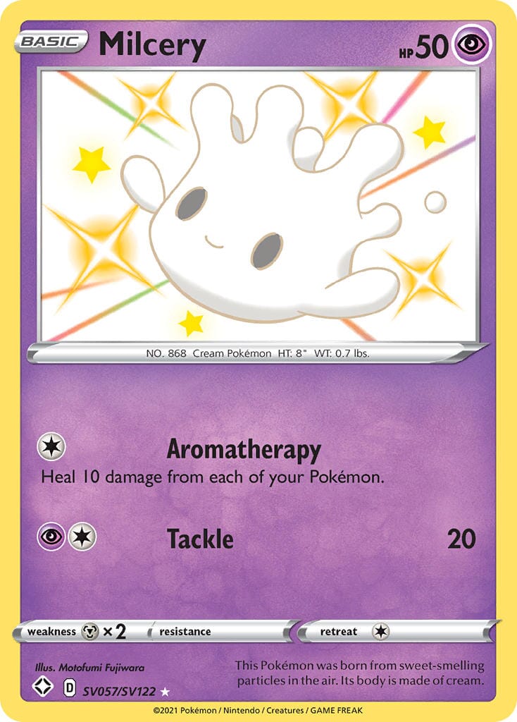 Milcery (SV057/SV122) [Sword & Shield: Shining Fates] Pokemon Single Pokémon  | Multizone: Comics And Games