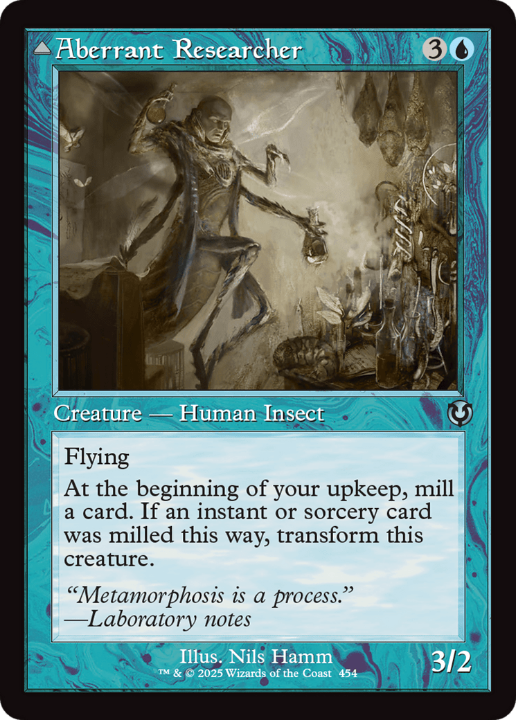 Aberrant Researcher // Perfected Form (Retro Frame) [Innistrad Remastered] MTG Single Magic: The Gathering  | Multizone: Comics And Games