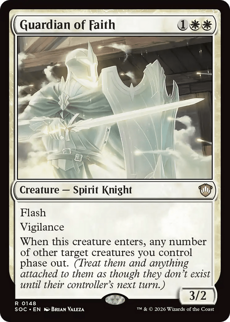 Guardian of Faith [Secrets of Strixhaven Commander] MTG Single Magic: The Gathering  | Multizone: Comics And Games