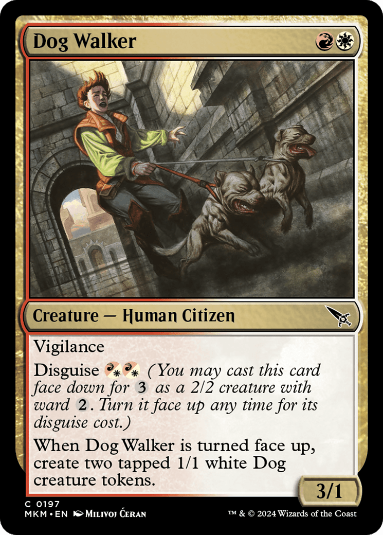 Dog Walker [Murders at Karlov Manor] MTG Single Magic: The Gathering  | Multizone: Comics And Games