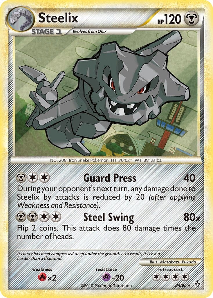 Steelix (24/95) (Theme Deck Exclusive) [HeartGold & SoulSilver: Unleashed] Pokemon Single Pokémon  | Multizone: Comics And Games