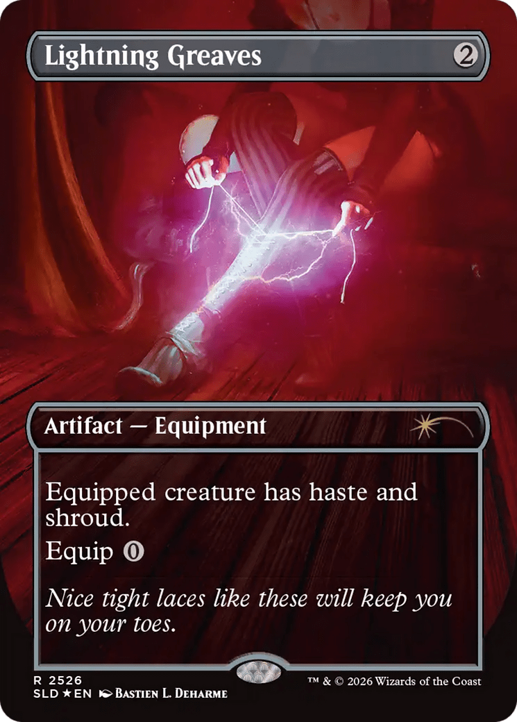 Lightning Greaves (2526) [Secret Lair Drop Series] MTG Single Magic: The Gathering  | Multizone: Comics And Games