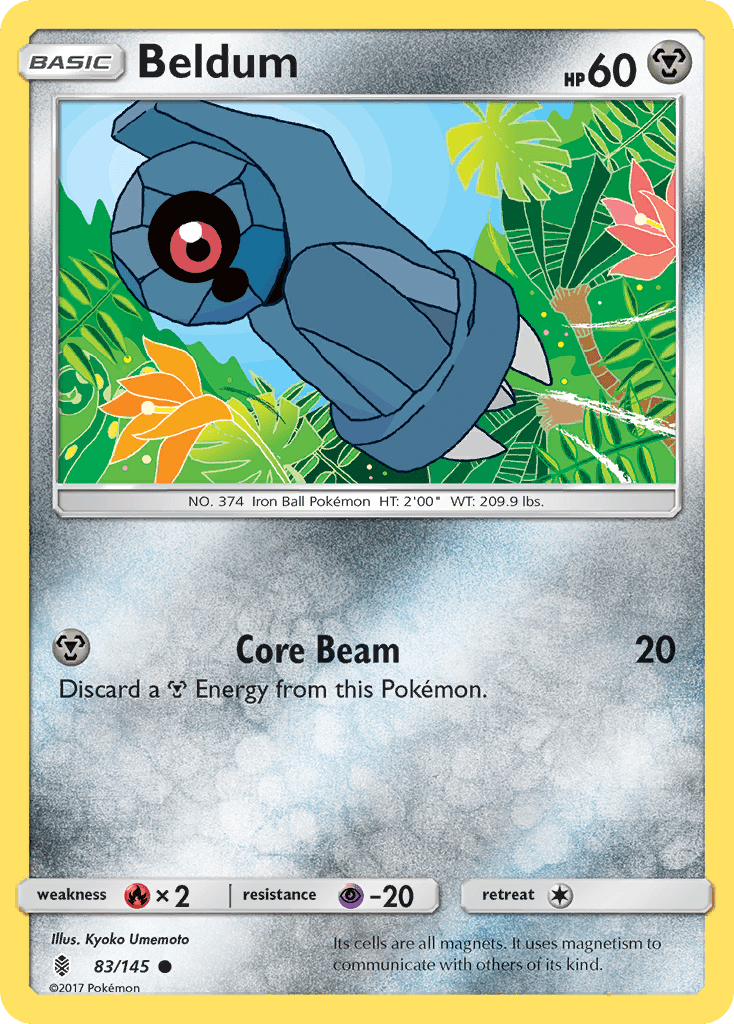 Beldum (83/145) [Sun & Moon: Guardians Rising] Pokemon Single Pokémon  | Multizone: Comics And Games