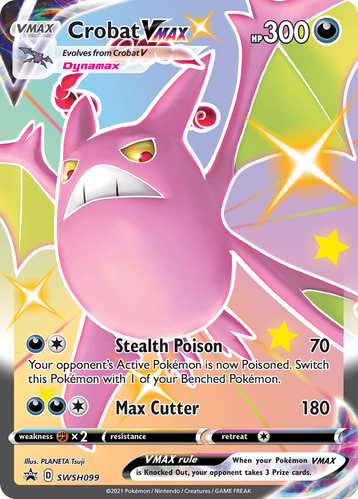 Crobat VMAX (SWSH099) [Sword & Shield: Black Star Promos] Pokemon Single Pokémon  | Multizone: Comics And Games