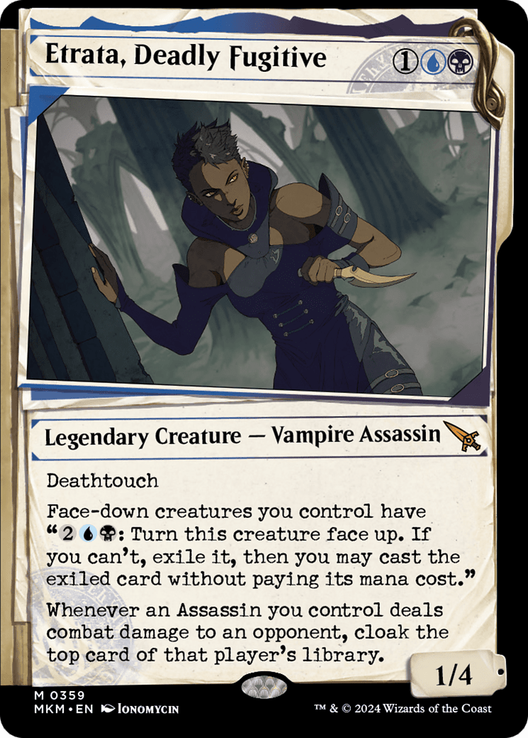 Etrata, Deadly Fugitive (Showcase) [Murders at Karlov Manor] MTG Single Magic: The Gathering  | Multizone: Comics And Games