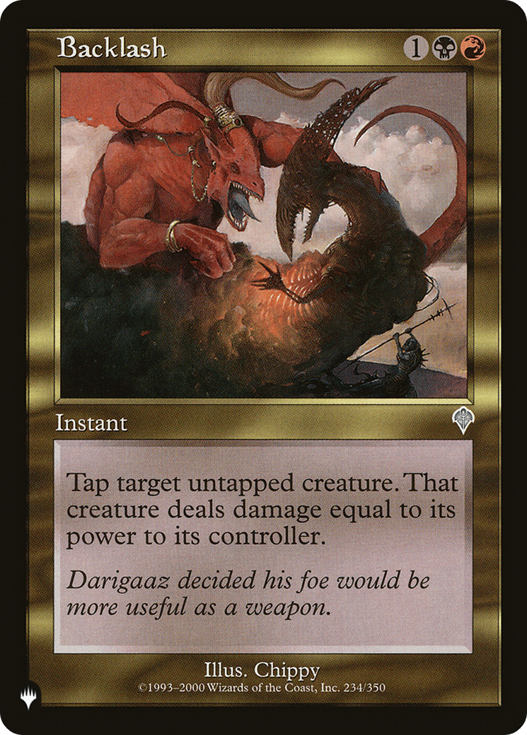 Backlash [The List] MTG Single Magic: The Gathering  | Multizone: Comics And Games