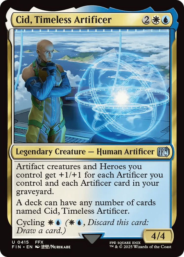 Cid, Timeless Artificer (0415) [FINAL FANTASY] MTG Single Magic: The Gathering  | Multizone: Comics And Games