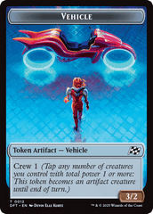 Vehicle // Pilot Double-Sided Token [Aetherdrift Tokens] MTG Single Magic: The Gathering  | Multizone: Comics And Games