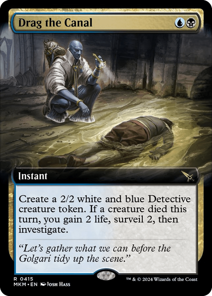 Drag the Canal (Extended Art) [Murders at Karlov Manor] MTG Single Magic: The Gathering  | Multizone: Comics And Games