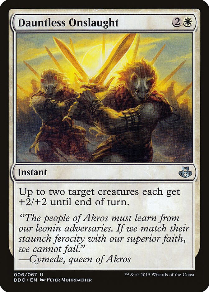 Dauntless Onslaught [Duel Decks: Elspeth vs. Kiora] MTG Single Magic: The Gathering  | Multizone: Comics And Games