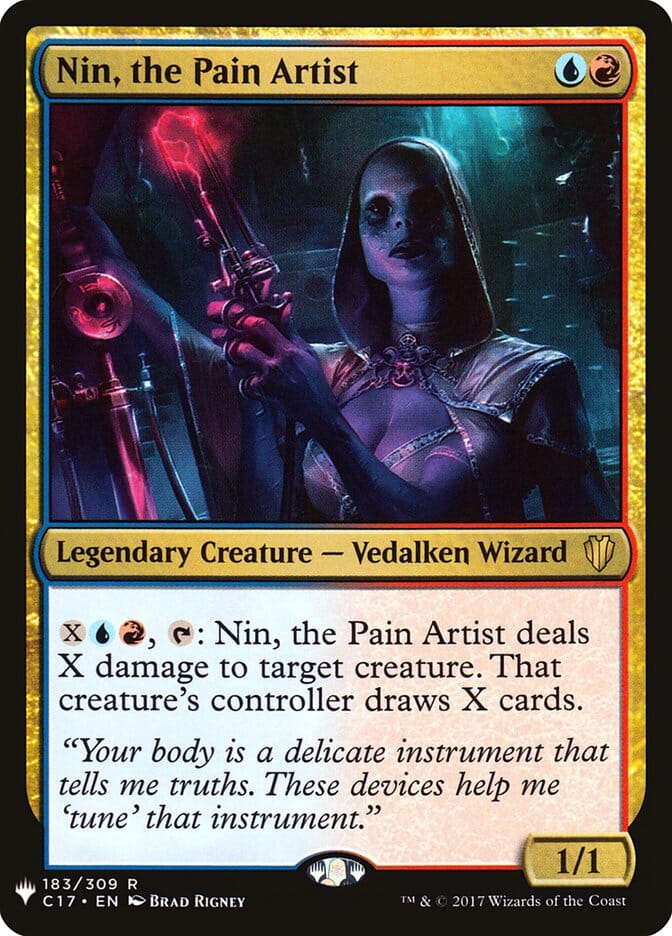 Nin, the Pain Artist [The List] MTG Single Magic: The Gathering  | Multizone: Comics And Games