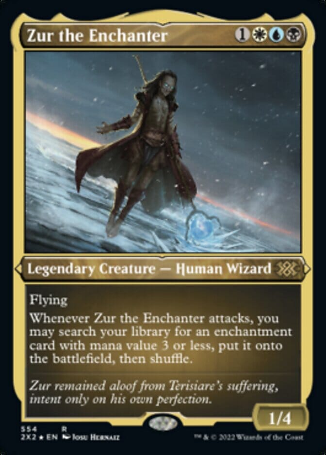 Zur the Enchanter (Foil Etched) [Double Masters 2022] MTG Single Magic: The Gathering  | Multizone: Comics And Games