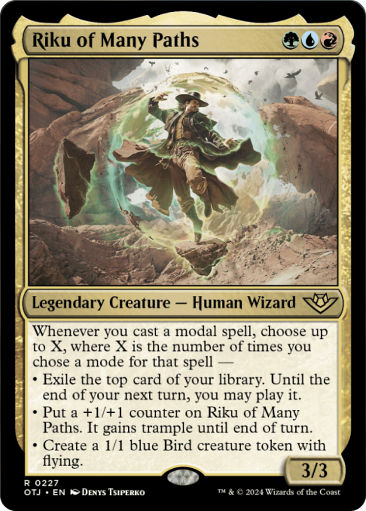 Riku of Many Paths [Outlaws of Thunder Junction] MTG Single Magic: The Gathering  | Multizone: Comics And Games