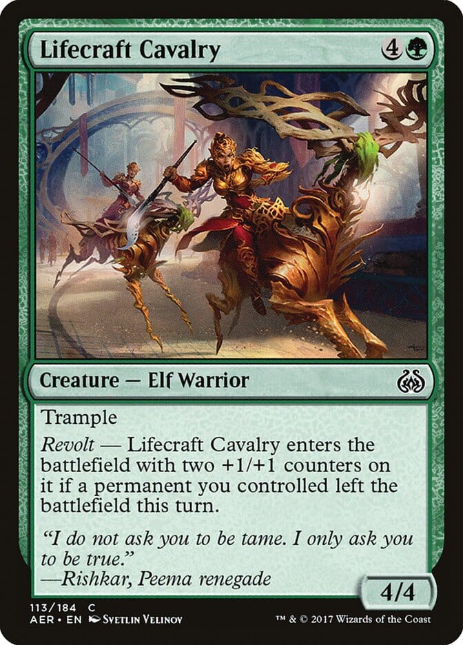 Lifecraft Cavalry [Aether Revolt] MTG Single Magic: The Gathering  | Multizone: Comics And Games
